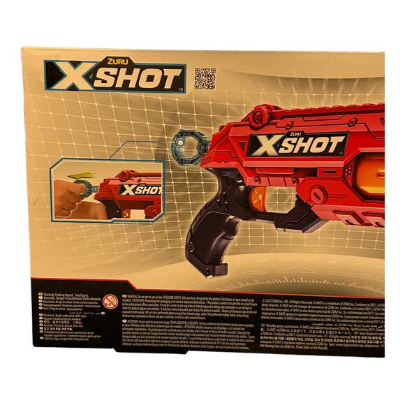 ZURU X-Shot Excel Double Reflex 6 Foam Dart Blaster with 12 Darts New - Picture 6 of 6